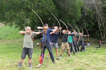 All archers at the 1st Easter Hunt at Archery Park